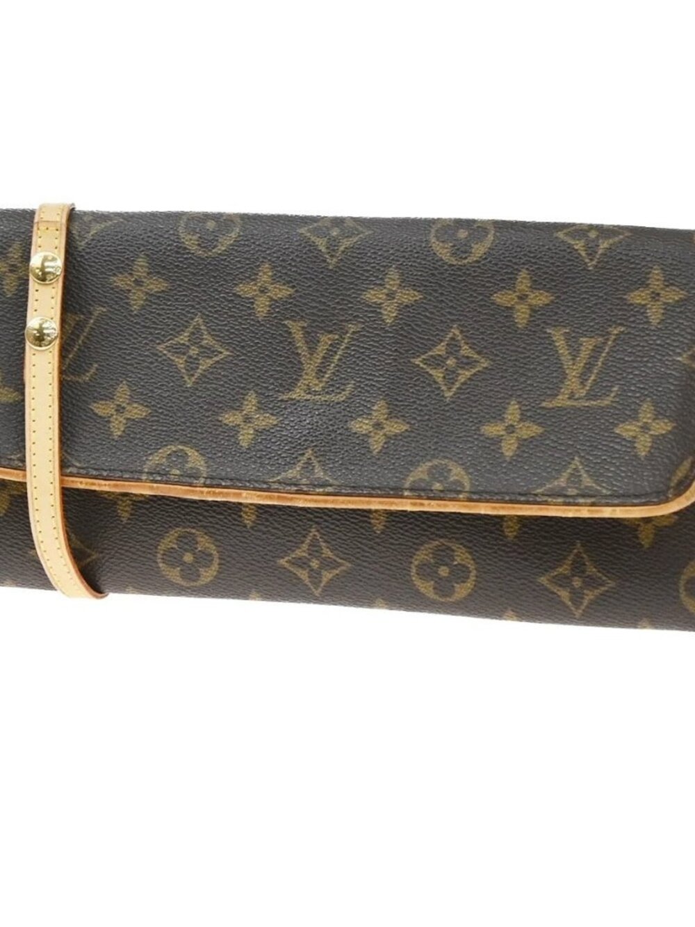 LOUIS VUITTON Pochette Twin GM 2Way Shoulder Bag Monogram Brown M51852 30CB246